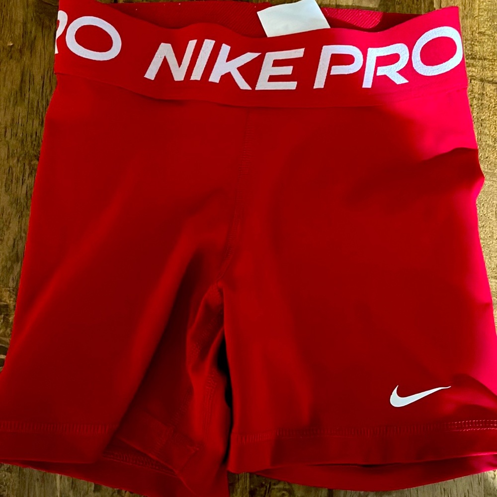 Nike Dry Fit Women’s Athletic volleyball shorts. Red. XS.
